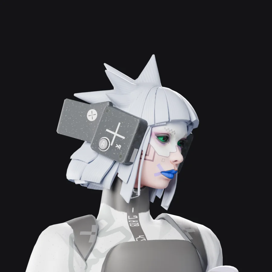 Close-up of the Default look