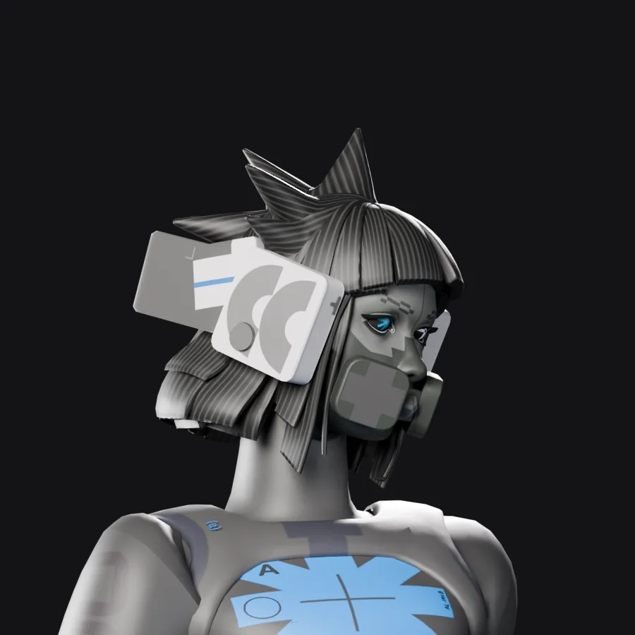 Close-up of the Null Tempest look